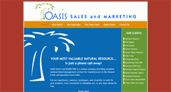 Desktop Screenshot of oasissalesandmarketing.com